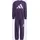 adidas Trainingsanzug ADIDAS SPORTSWEAR "LK BL FL JOG", Jungen, Gr. 128, aurora plum, powder plum, Obermaterial: 70% Baumwolle, 30% Polyester, Sportanzüge Trainingsanzug