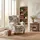 Max Winzer Ohrenbackensessel Lorris Baumwolle/Polyester 79 x 92 x 88 cm Rosa
