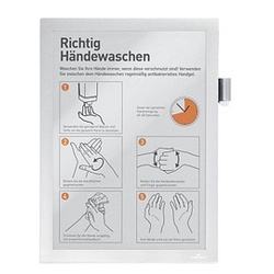 DURABLE Magnetrahmen DURAFRAME® MAGNETIC NOTE silber A4, 1 St.