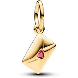 Pandora Liebesbrief Goldfarben