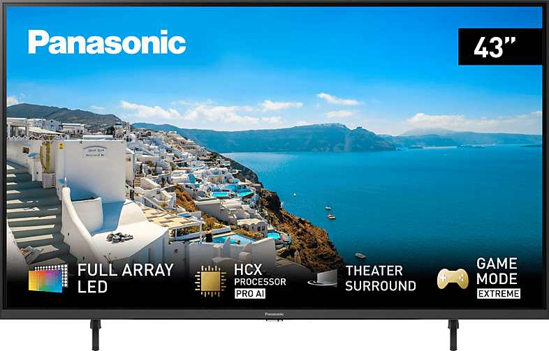 PANASONIC TX-43MXW944 Full Array LED TV (Flat, 43 Zoll / 108 cm, UHD 4K, SMART TV, My Home Screen 8.0)