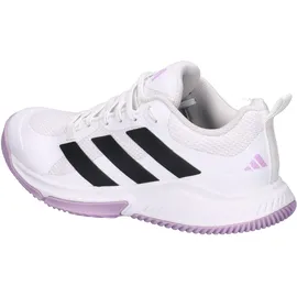 adidas Court Team Bounce 2.0 Damen Cloud White/Core Black/Powder Plum 38 2/3