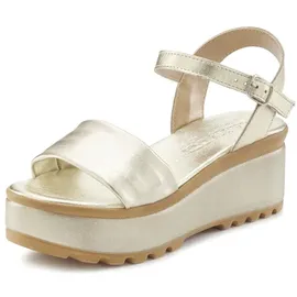 LASCANA Riemchensandalette Damen goldfarben 42