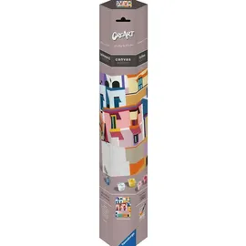 Ravensburger Leinwand Farbenfrohe Häuser