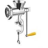 Handbetriebener Metall-Fleischwolf, manueller Fleischwolf, Wurstfüller, Kurbel, Küchenwerkzeug für Hackfleisch, Knoblauch