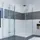 IMPTS Eckdusche mit Falttür links 70 x 75 cm silber Sicherheitsglas Duschwanne