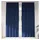 vidaXL Verdunkelungsvorhänge 2 pcs Dunkelblau 140 x 245 cm Samt