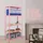 Proregal Schwerlastregal Metall 180x90x40 cm Pink 5 Ebenen