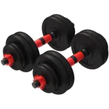 GORILLA SPORTS Hantel-Set Kurzhanteln 2er Set - 15kg/20kg/25kg/30kg Gewichte, Krafttraining