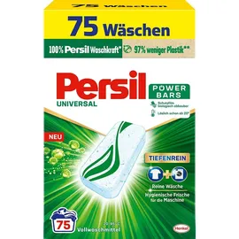 Persil Power Bars Vollwaschmittel, 2,213 kg, Waschladungen), 75