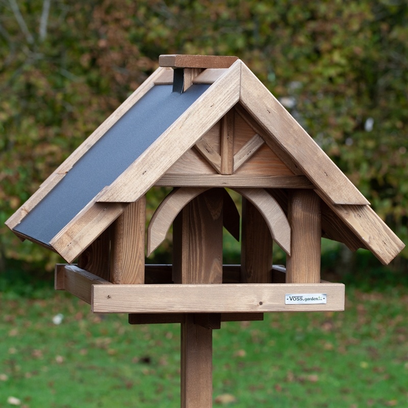 VOSS.garden Herte - hochwertiges Vogelhaus mit Standfuß