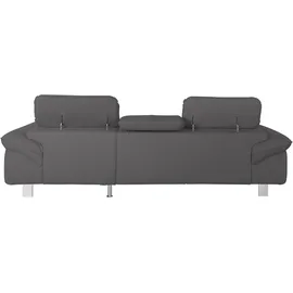 Cotta Ecksofa Driver, mit Kopfteilverstellung, wahlweise mit Bettfunktion grau