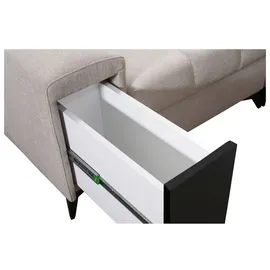 Kaiser Möbel Modernes, modisches, elegantes Ecksofa mit Schlaffunktion GRECO VII Avra Mintz Links