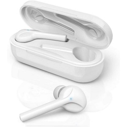 Hama Bluetooth Wireless Kopfhörer (In-Ear Kopfhörer, Ultraleichte Kopfhörer wireless In-Ear-Kopfhörer weiß