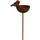 Badeko Gartenstecker Vogeltränke 120 cm Braun