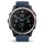 Garmin Quatix 7 Pro BT 47 mm Kunststoffgehäuse schwarz Silikonarmband blau M