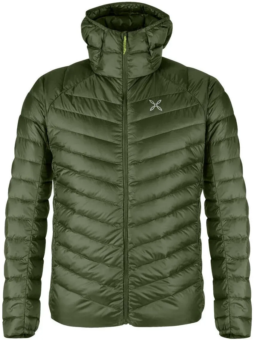 Montura Breeze Hooded Duvet Jacket verde salvia/sunny lime (49202) 3XL