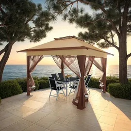 Tectake tectake® Faltpavillon, Carabobo 3,64x3,64x2,94m