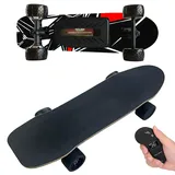 WACLMOTAKE Skateboard, Longboard mit EIN-/doppel-hubmotor, 22-40 km/h höchstgeschwindigkeit, geeignet für Erwachsene und Jugendliche, maximale belastung 80-150 kg Dual-Drive-33km