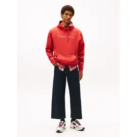 Tommy Hilfiger Hoodie mit Logo-Stickerei Rot S