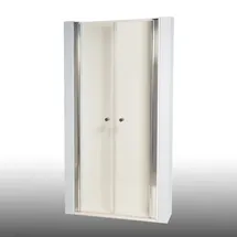 Dusbad Vital 2 Duschkabine mit Pendeltür 80 x 200 cm Gold ESG-Glas