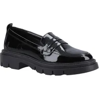 Hush Puppies Damen Reece Loafer, Schwarz, 41.5 EU - 41.5 EU