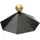 SKANHOLZ Firstkappe 78,5 cm schwarz