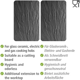 Wenko Schiefer XL-Herdabdeckplatte 2 St.