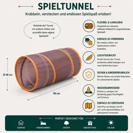 Coil Zeltset Kinderzelt Spielzelt 7 in 1 Tunnels für Kinder COIL