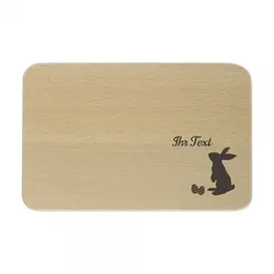 Frühstücksbrettchen Ostern "Hase" (individuell)