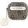 GUESS Guess, Hülle für Airpods 3 4G Script mit glitzerndem Charm mit Strassverzierung, Braun - Braun