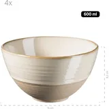 Mäser Nottingham, Schüssel + Schale, Beige
