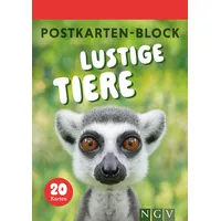 Naumann & Göbel Postkartenblock Lustige Tiere: