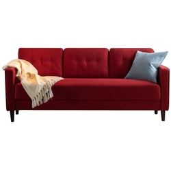ZINUS Sofa MIKHAIL Klassisches Rotes Gepolstertes Sofa, Sofa in einer Box rot