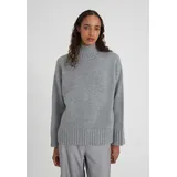 Style Republic Rollkragenpullover Oversize Boxy Silber Melange S