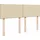 vidaXL Boxspringbett mit Matratze Creme 140x190 cm Stoff - Creme