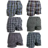 TEXEMP Webboxer 5er-10er Pack Boxershorts Webboxer Herren Boxer Shorts Unterhose (Packung, 10-St) 100% Baumwolle 2XL