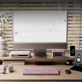 nuphy Node 100 kabellose Mechanische Tastatur Unterstützt Touch-Gesten, Bluetooth/2,4 GHz/USB-C