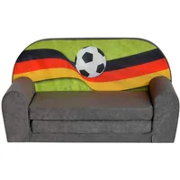 FORTISLINE – Kindersofa Mini ausklappbar 40x78x45cm - Kindersofa für Kinder 2in1 - Kindercouch ausklappbar - Schlafcouch aus Schaumstoff - Abnehmbarer Bezug - Viele Motive