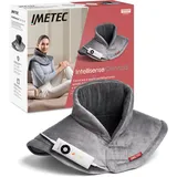 Imetec Intellisense Cervical-Heizkissen für Hals und Schultern, Wärmekissen 47 x 52 cm, antiallergischer Stoff, 5 Temperaturen, Electro-Block-Sicherheitssystem, schnelles Erhitzen, maschinenwaschbar