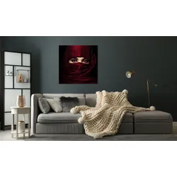 queence Acrylglasbild »Elof«, Gesicht-Religion-Kunst-Frau-Bilder von Frauen, (1 St.), Fine Art-Print in Galeriequalität queence Farbe Bild(er): schwarz