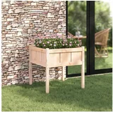 vidaXL Garten-Pflanzgefäß 70 x 70 x 70 cm Braun