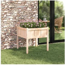 vidaXL Garten-Pflanzgefäß 70 x 70 x 70 cm Braun