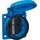 ABL Einbausteckdose 1 St. Blau