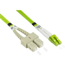 Good Connections Alcasa LW-8075LS5 InfiniBand/Glasfaserkabel 7,5 m LC SC Grün