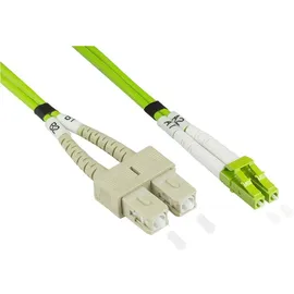 Good Connections Alcasa LW-8075LS5 InfiniBand/Glasfaserkabel 7,5 m LC SC Grün