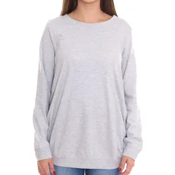 neun 9 monate Damen schlichtes Schwangerschafts-Shirt Umstands-Mode 54707926 Grau - 40/42
