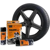 FoliaTec Sprühfolie schwarz matt 2x 400 ml
