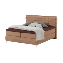 Gallery M Boxspringbett Premiumversion Dubai , Maße (cm): B: 177 H: 124