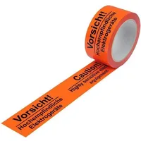 TransPak Warnklebeband Breite 50mm Länge 66m S.52μ PP Dr.Hochempf.